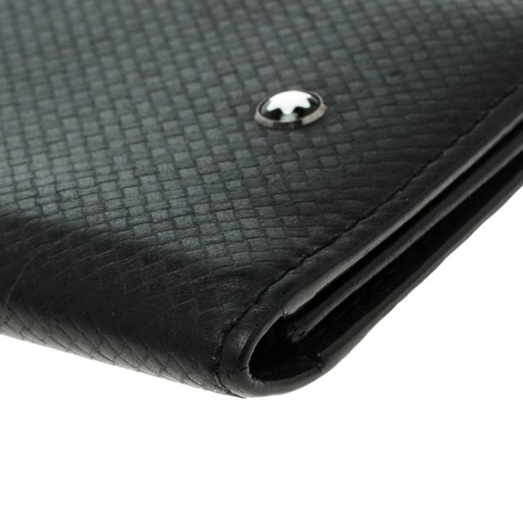 Pre Owned Montblanc Black Leather Meisterstuck Card Holder