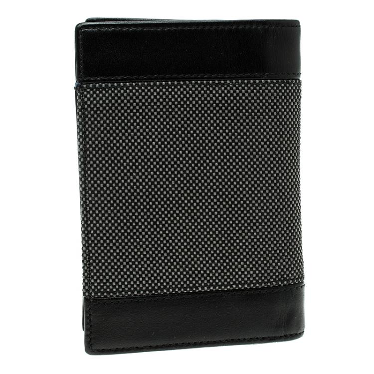 Pre Owned Montblanc Meisterstuck Canvas Business Card Holder
