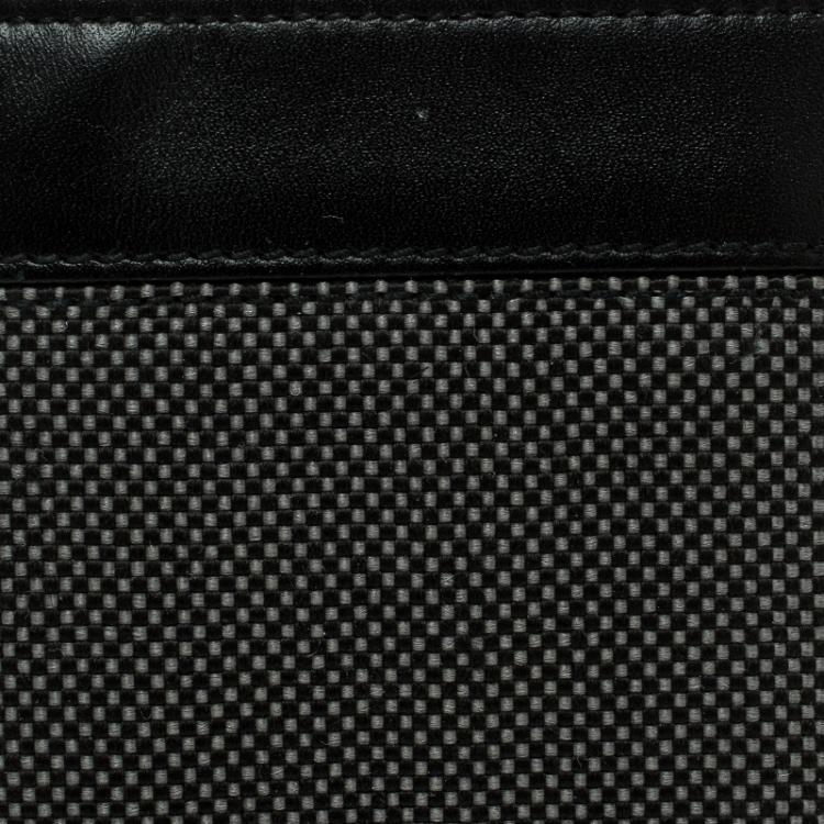 Pre Owned Montblanc Meisterstuck Canvas Business Card Holder