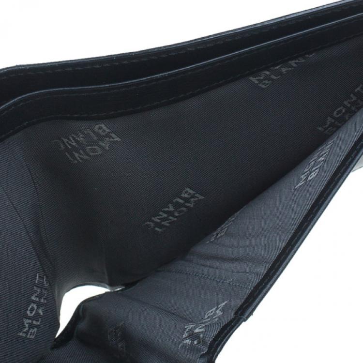 Pre Owned Montblanc Black Leather Westside with Money Clip Wallet