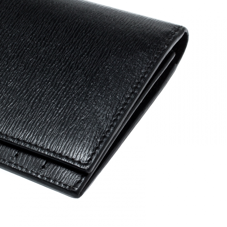 مملوكة مسبقًا Montblanc Black Leather Westside Business Card Holder