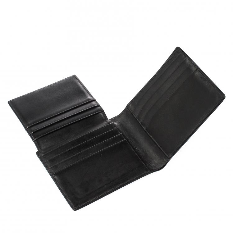 Pre Owned Montblanc Black Leather Nightflight Wallet