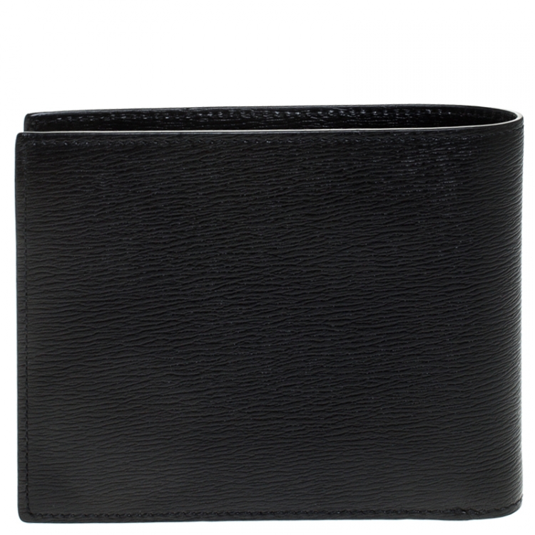 Pre Owned Montblanc Black Leather Westside Bifold Wallet