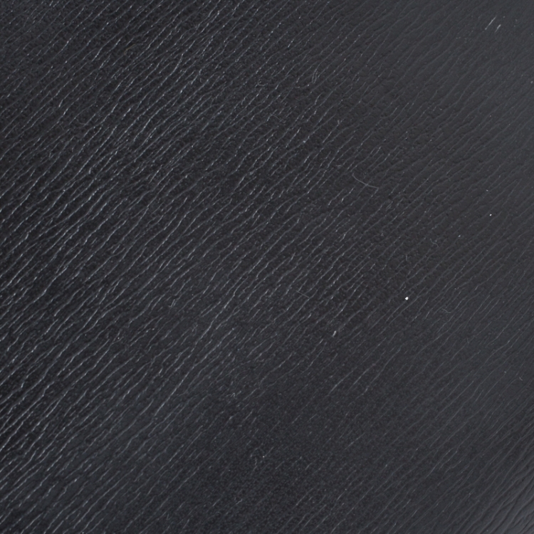 Pre Owned Montblanc Black Leather Westside Bifold Wallet 