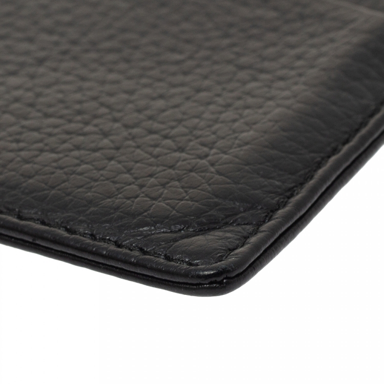 Pre Owned Montblanc Black Leather Meisterstuck Card Holder