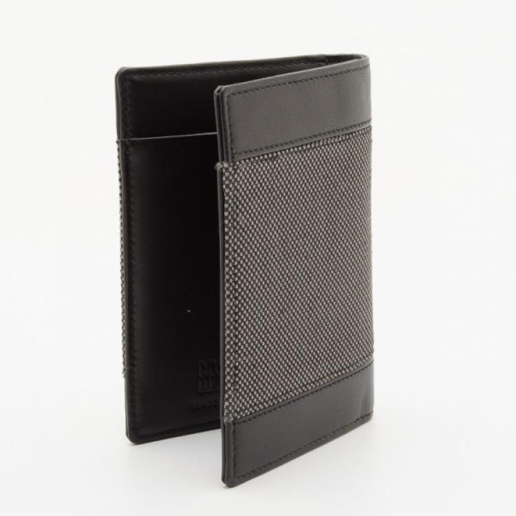 مملوكة مسبقًا Montblanc Meisterstuck Canvas Business Card Holder