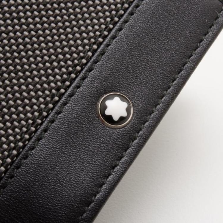مملوكة مسبقًا Montblanc Meisterstuck Canvas Business Card Holder