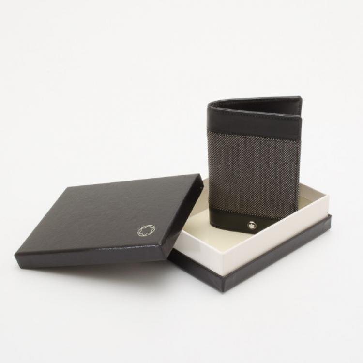 مملوكة مسبقًا Montblanc Meisterstuck Canvas Business Card Holder