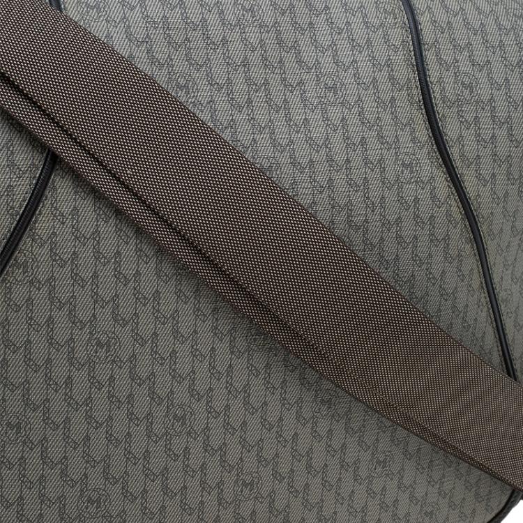 Pre Owned MontBlanc Brown Coated Canvas and Leather Flap Messenger Bag
