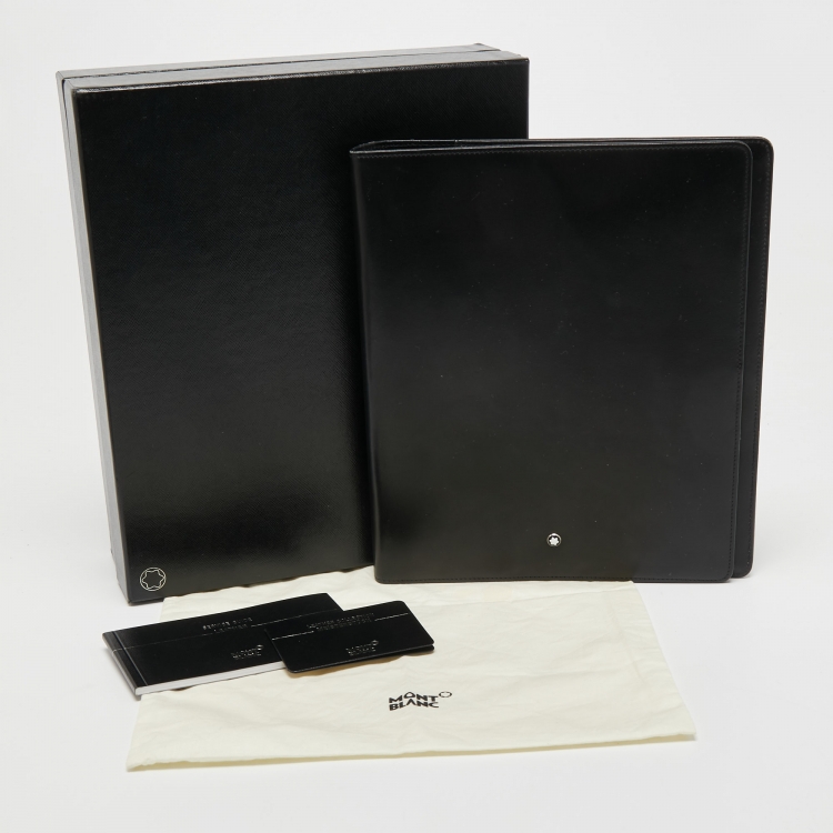 Pre Owned Montblanc Black Leather Wallet Organiser