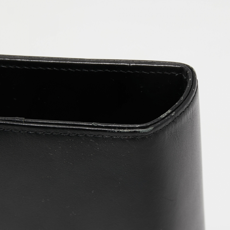 Pre Owned Montblanc Black Leather Wallet Organiser