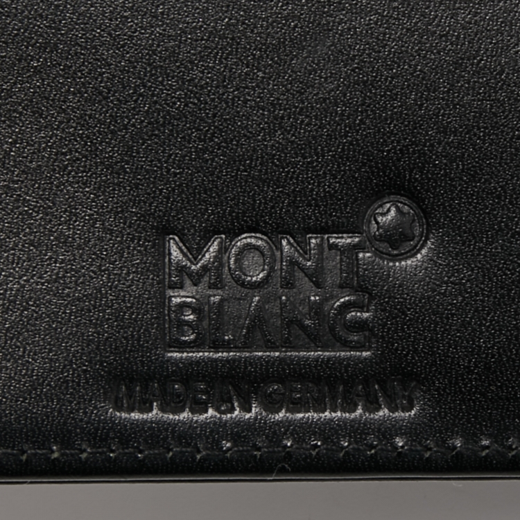 Pre Owned Montblanc Black Leather Wallet Organiser