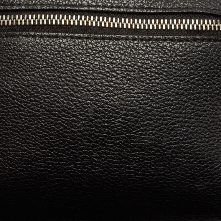 Pre Owned Montblanc Black Leather Meisterstuck Backpack