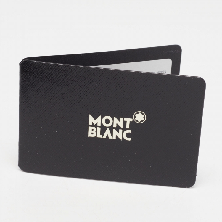 Pre Owned Montblanc Black Monogram Leather 4810 Sling Bag