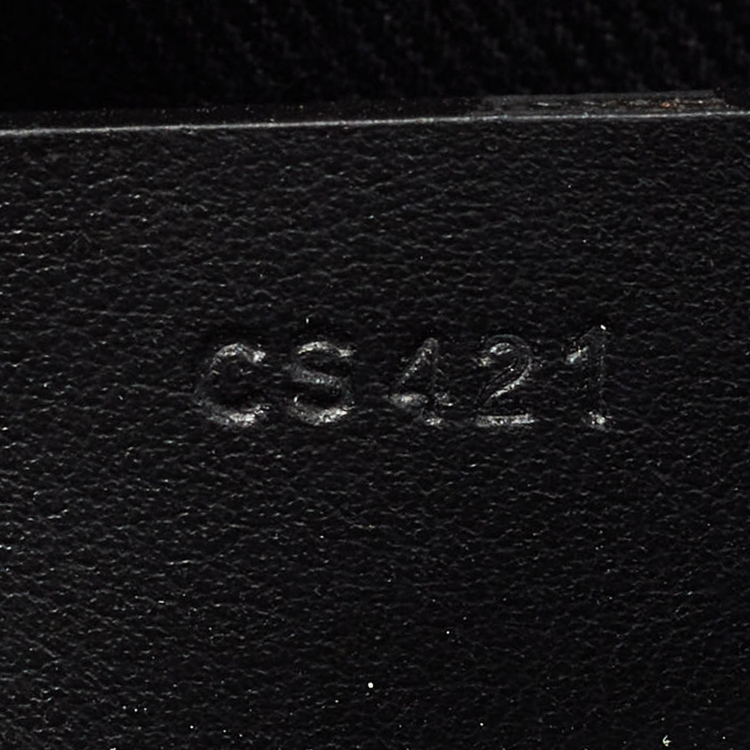 Pre Owned Montblanc Black Monogram Leather 4810 Sling Bag
