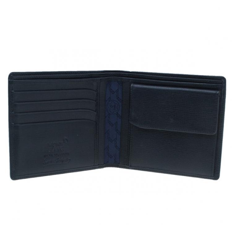 Pre Owned Montblanc Black Leather Miesterstuck Wallet