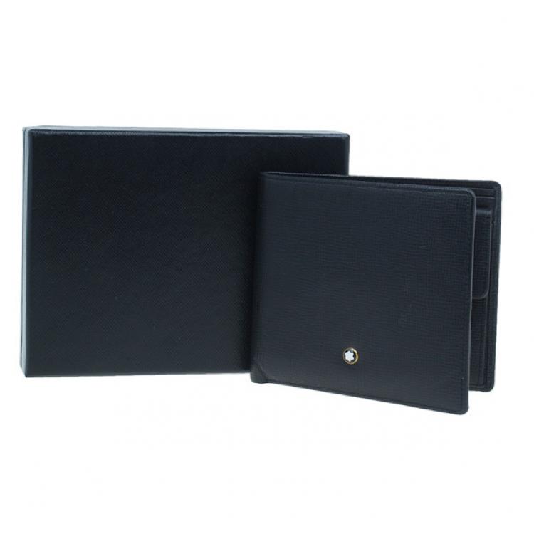 Pre Owned Montblanc Black Leather Miesterstuck Wallet