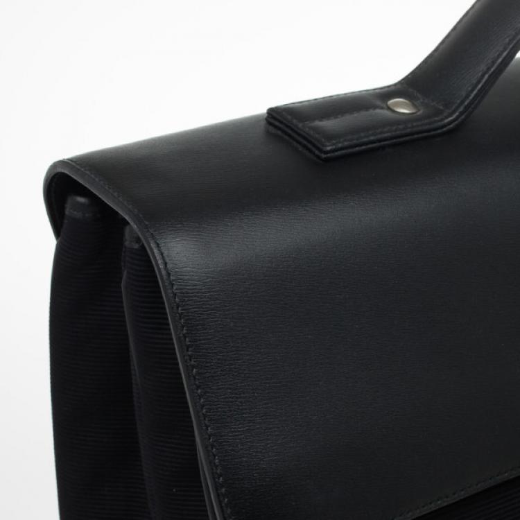 Pre Owned Montblanc Nightflight Double Gusset with Toggle Closure Briefcase