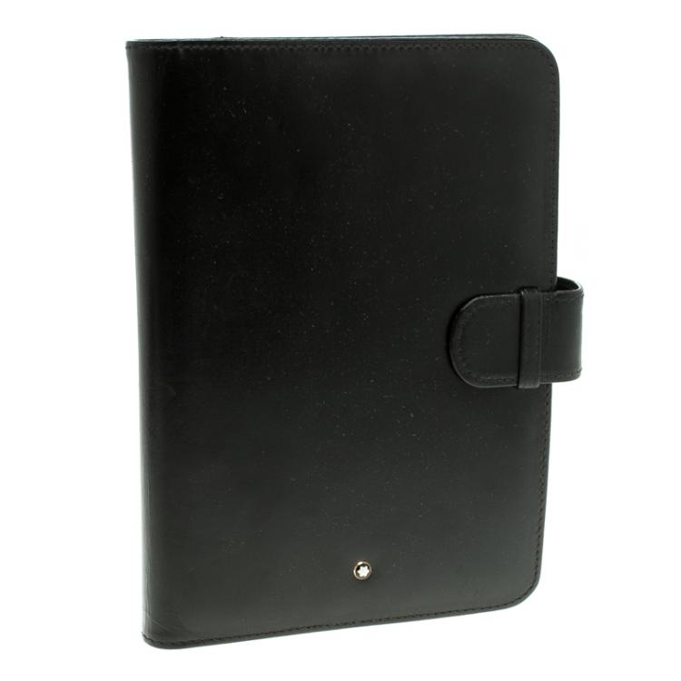 Pre Owned Montblanc Black Leather Agenda