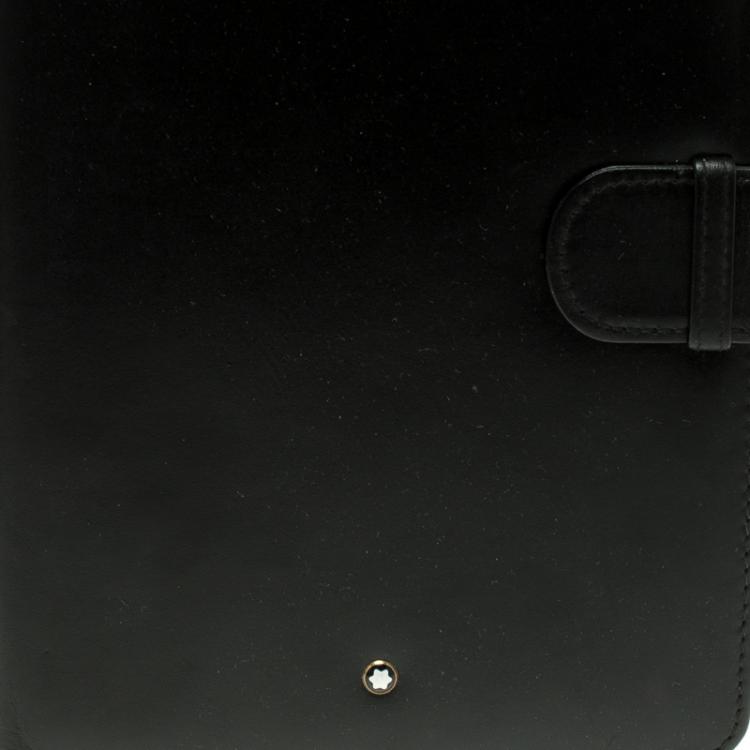 Pre Owned Montblanc Black Leather Agenda