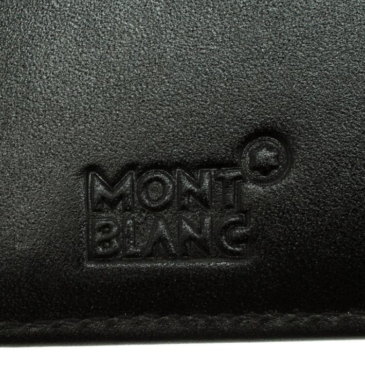 Pre Owned Montblanc Black Leather Agenda