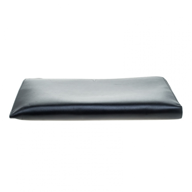 Pre Owned Montblanc Black Leather Document Case