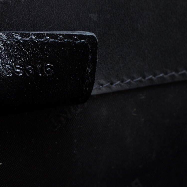 Pre Owned Montblanc Black Leather Document Case