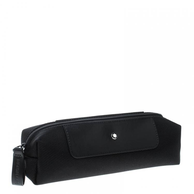 Pre Owned Montblanc Black Fabric Meisterstuck Pen Pouch