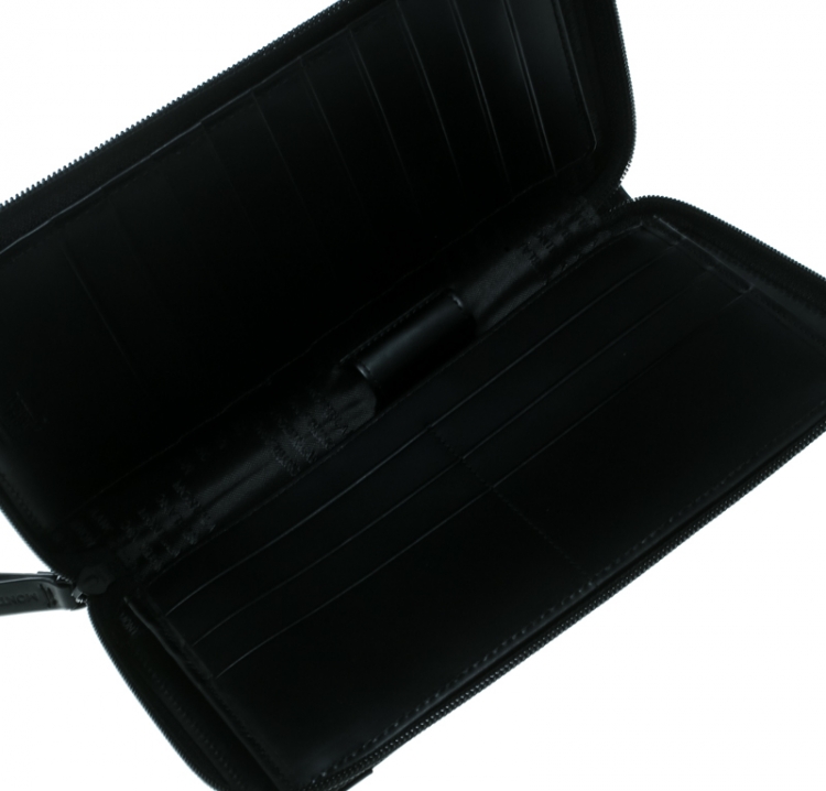 Pre Owned Montblanc Black Nylon and Leather Night flight Travel Organizer