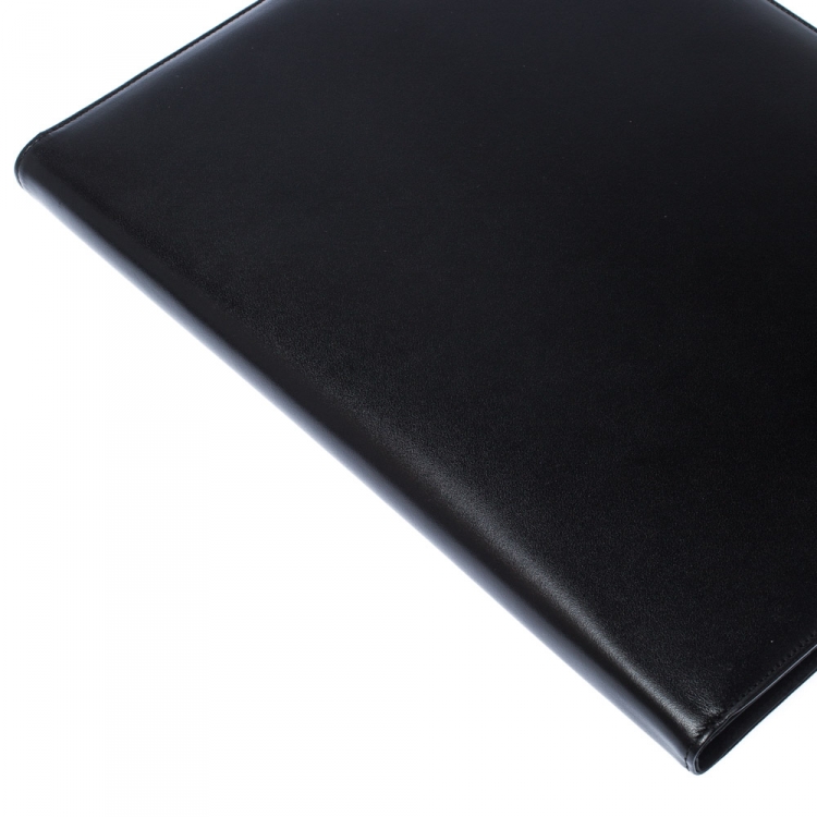 Pre Owned Montblanc Black Leather Conference Folder 