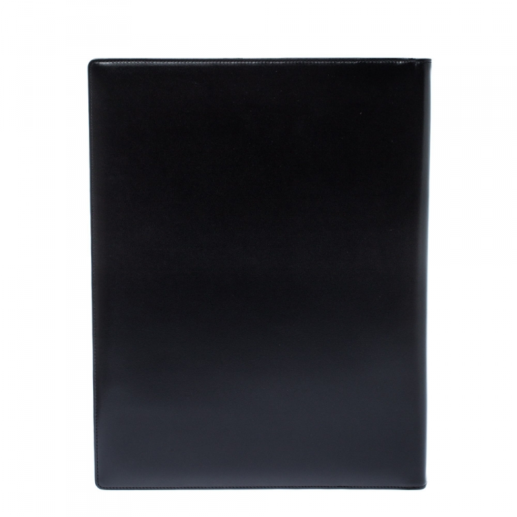 Pre Owned Montblanc Black Leather Conference Folder 
