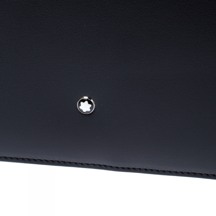 Pre Owned Montblanc Black Leather Conference Folder 