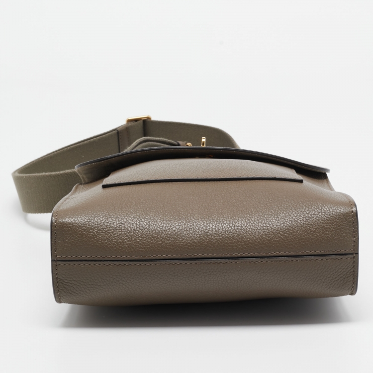 Pre Owned Mulberry Beige Leather Antony Messenger Bag