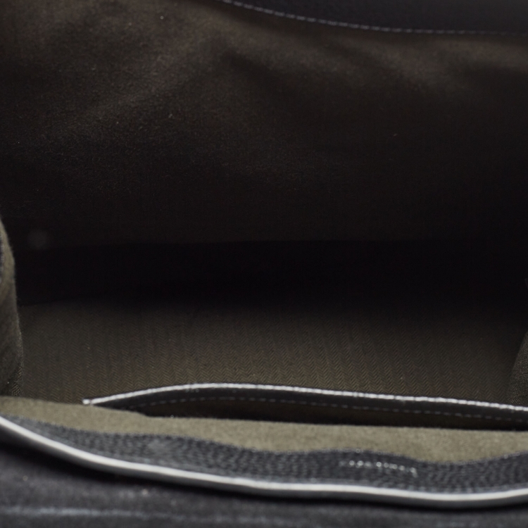 Pre Owned Mulberry Black Grain Leather Small Chiltern Backpack