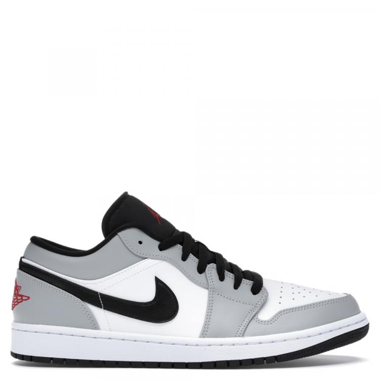 Pre Owned Nike Jordan 1 Low Light Smoke Grey Sneakers Size EU 39 (US 6.5Y)