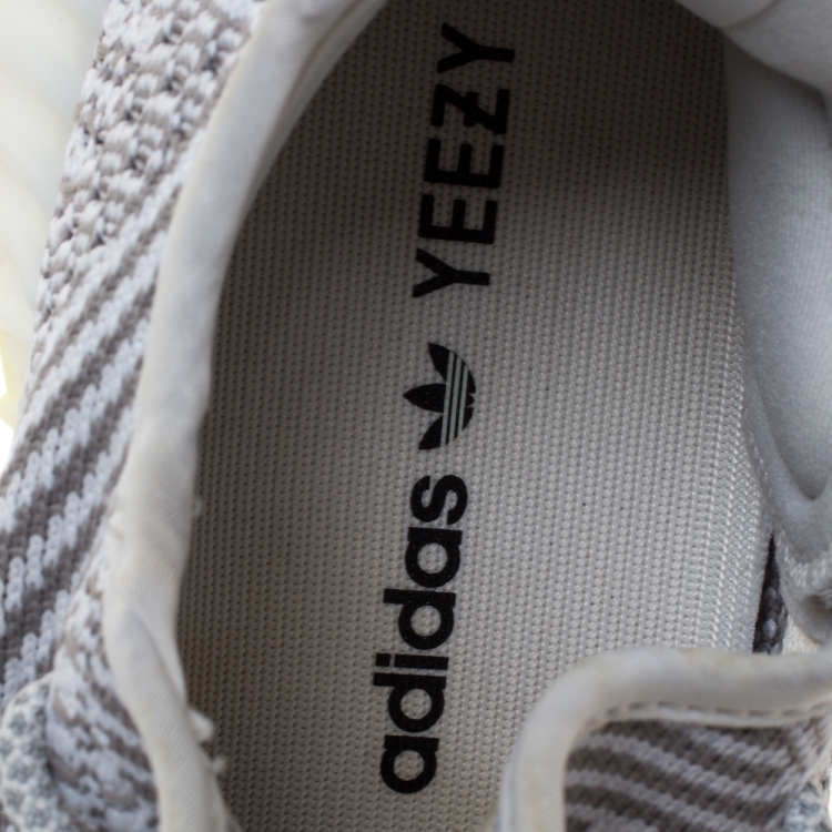 Pre Owned Yeezy x Adidas Boost 350 Static Non Reflective Sneakers Size 38.5