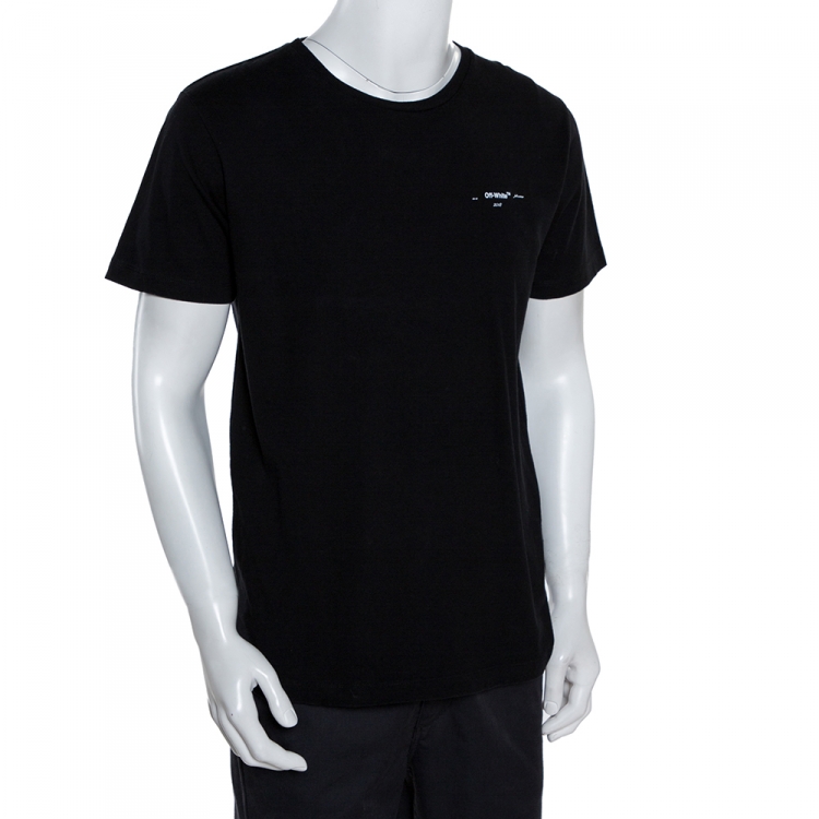 Off-White T-shirt with logo, Men's Clothing