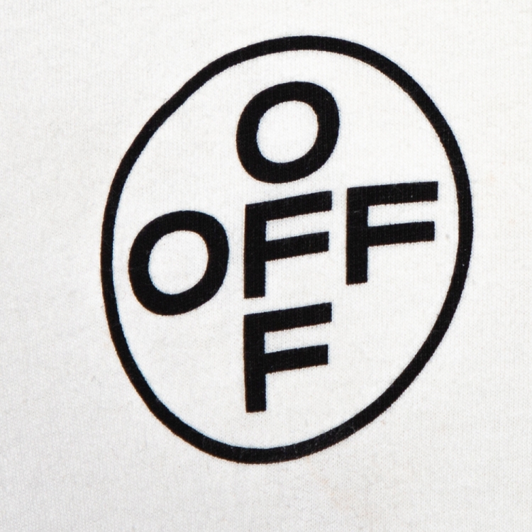 Pre Owned Off-White Off White Impressionism Print Cotton Crew Neck T-Shirt XXL