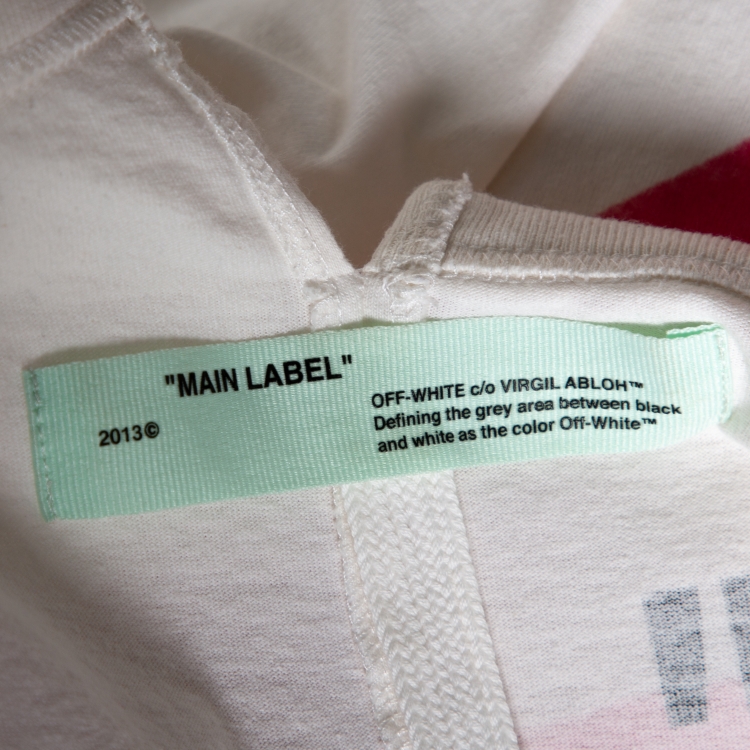 Pre Owned Off-White Off White Impressionism Print Cotton Crew Neck T-Shirt XXL