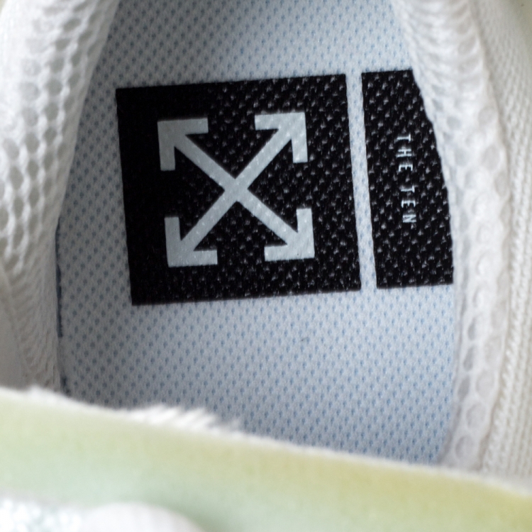 Pre Owned Off White x Nike White Mesh And Rubber Presto Sneakers Size 46