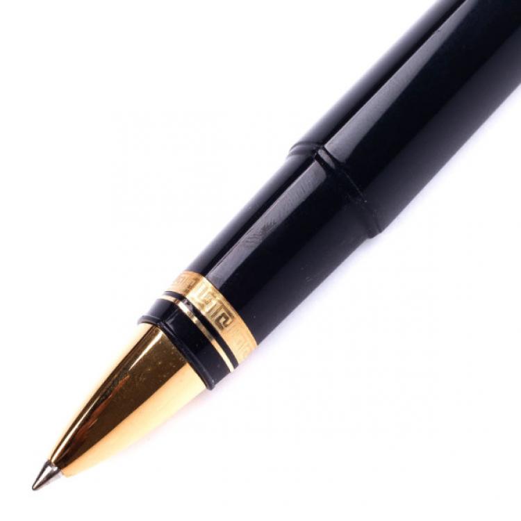 Pre Owned Omas Blue Black 360 “mezzo” Ballpoint Pen