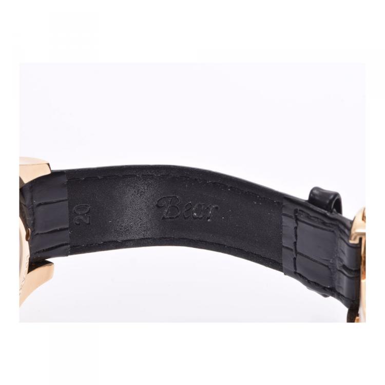 Pre Owned Omega Silver 18K Yellow Gold De Ville Co-Axial Men's Wristwatch 40MM