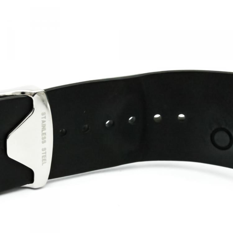 Pre Owned Omega Black Stainless Steel Constellation Double Eagle Co-Axial Chronograph Men's Wristwatch 41MM