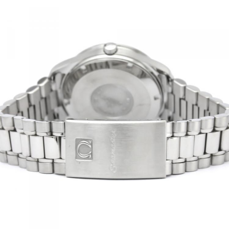 Pre Owned Omega Silver Stainless Steel Classic Men's Wristwatch 35MM