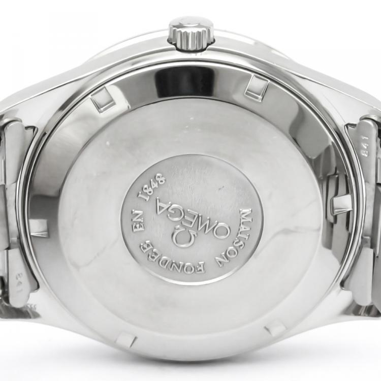 Pre Owned Omega Silver Stainless Steel Classic Men's Wristwatch 35MM