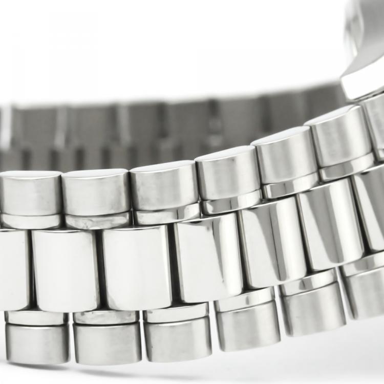 Pre Owned Omega Silver Stainless Steel Classic Men's Wristwatch 35MM