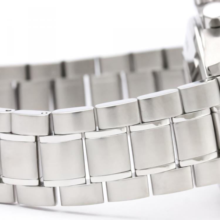 Pre Owned Omega Black Stainless Steel Speedmaster Date/Day-Date Chronograph 3210.50 Men's Wristwatch 40MM