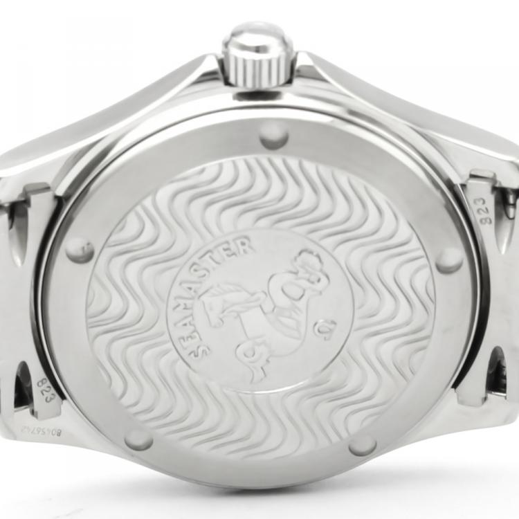 Pre Owned Omega Silver Stainless Steel Seamaster Chronometer 2501.33 Men's Wristwatch 36MM