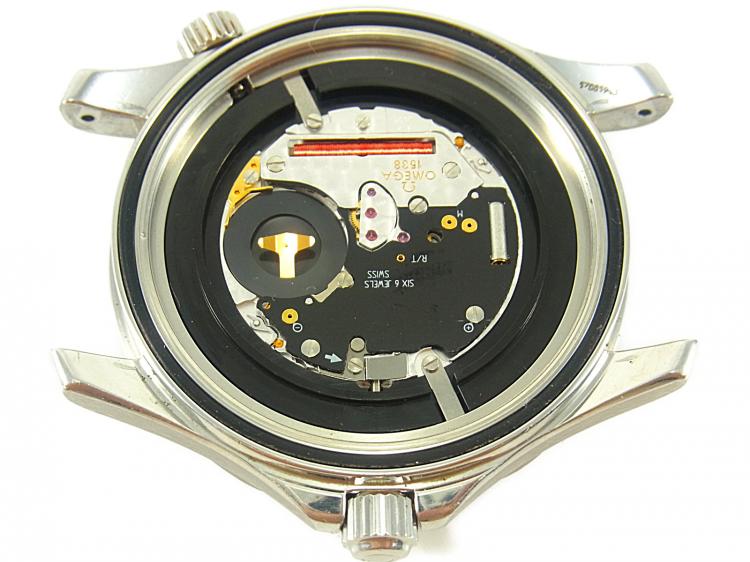 Pre Owned Omega Blue Stainless Steel Seamaster Professional 2265.80 Men's Wristwatch 41MM