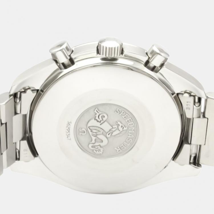 Pre Owned Omega Black Stainless Steel Speedmaster Automatic 3510.50 Men's Wristwatch 39 MM